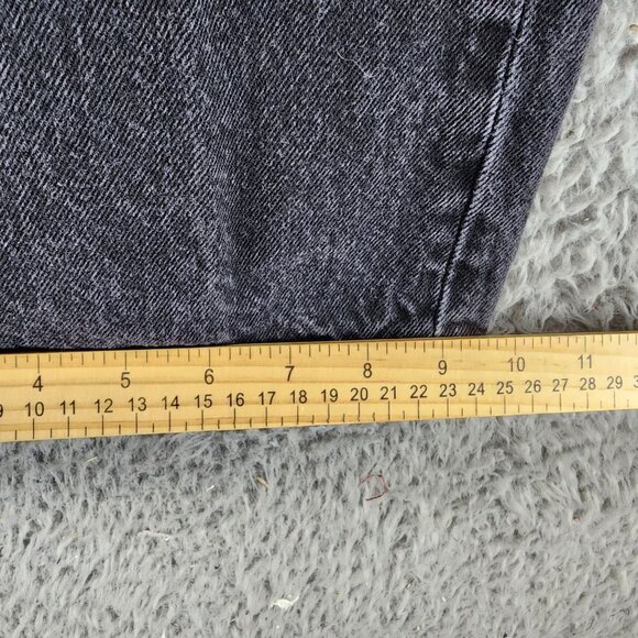 Levi's Jeans Mens 46x30 501 Black Cotton High Rise Button Fly Classic Straight - Picture 8 of 13